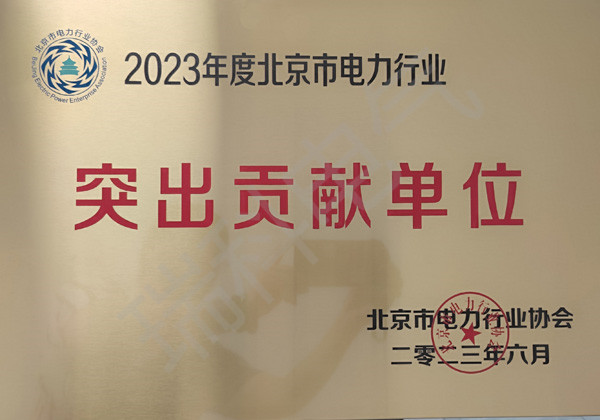 47、2023年度北京市電力行業(yè)突出貢獻單位